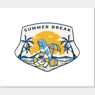Summer Break - Holiday Posters and Art